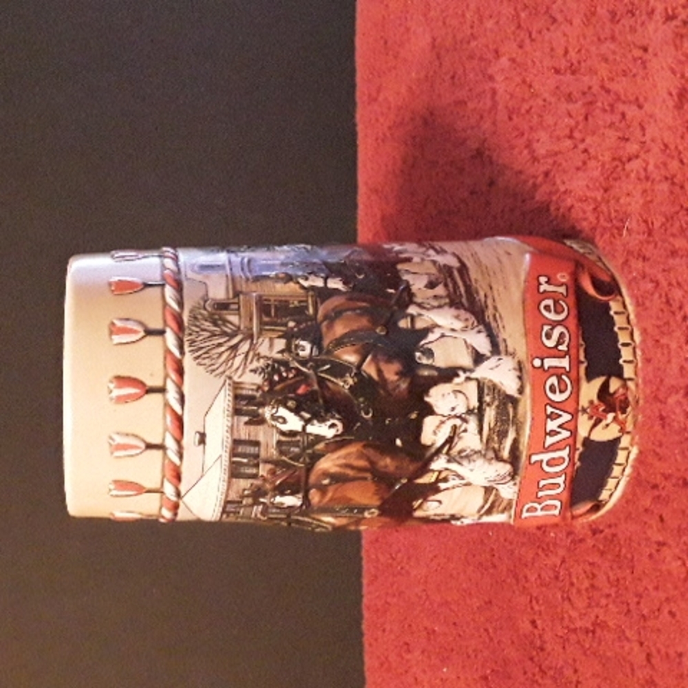 Vintage Budweiser beer Stein 1986